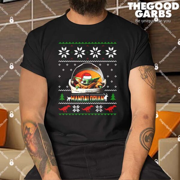 The Mandalorian Ugly Christmas Sweater For Dark Shirt