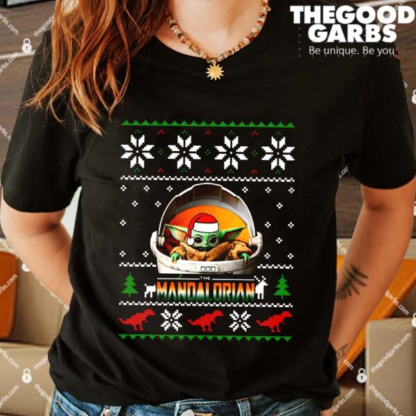 The Mandalorian Ugly Christmas Sweater For Dark Shirts