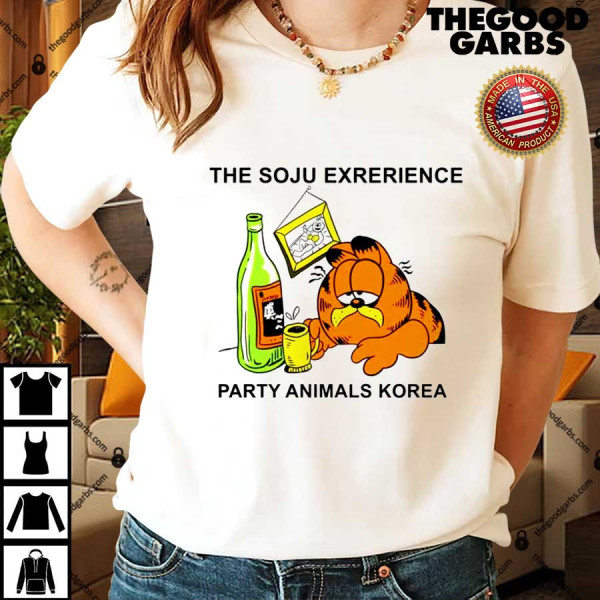 The Soju Exrerience Party Aniamals Korea Shirts