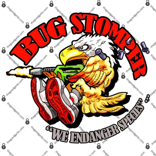 USCM Bug Stomper We Endanger Speciesa T-Shirt