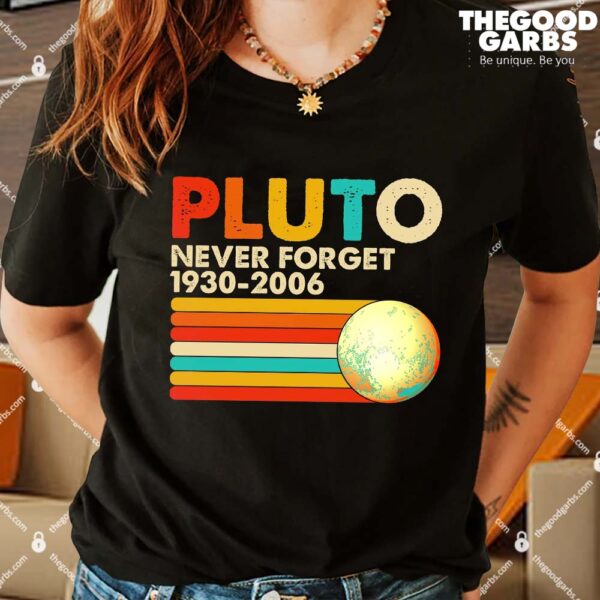 Vintage Colors Pluto Never Forget 1930-2006 Shirt