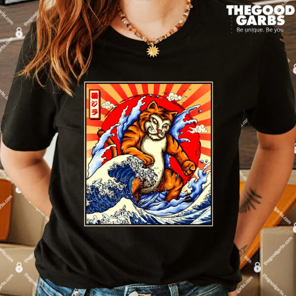 Vintage Japanese Catzilla Poster Shirt