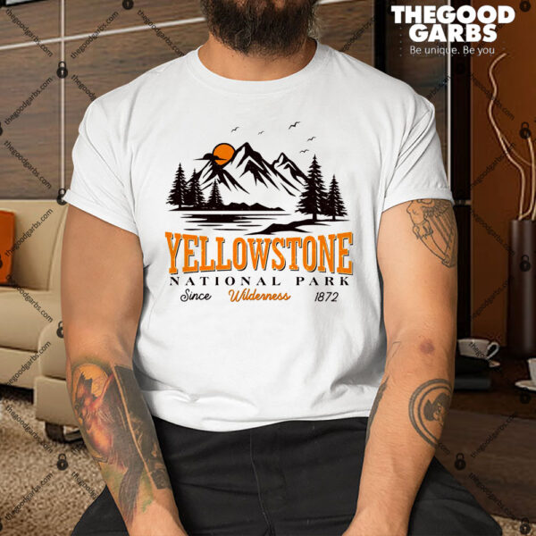 Vintage Yellowstone National Park Wilderness Since 1872 Shirt