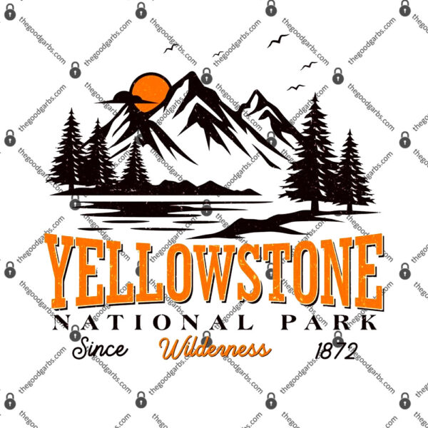 Vintage Yellowstone National Park Wilderness Since 1872 T-Shirt