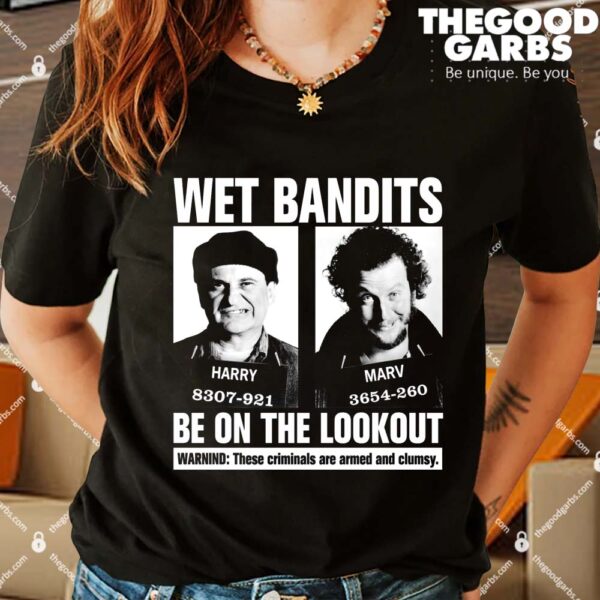 Wet Bandits Home Alone For Dark Shirts