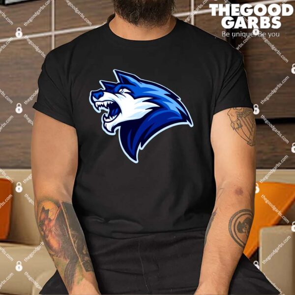 Wolf Head Blue Shirt