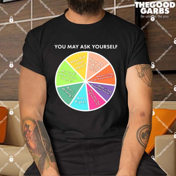 You May Ask Yourself Pie Chart Shirt