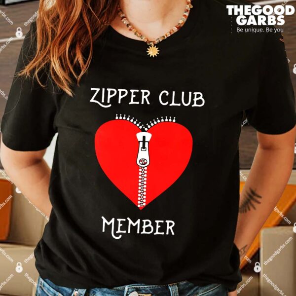 Zipper Club Member Graphic Heart Surgery Survivor Shirts