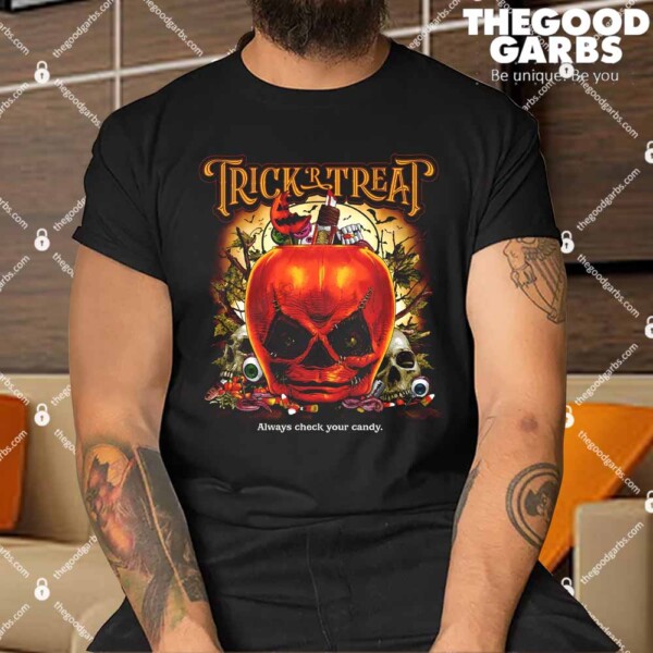 Always Check Your Candy Trick Or Treat Funny Halloween 2023 Shirt