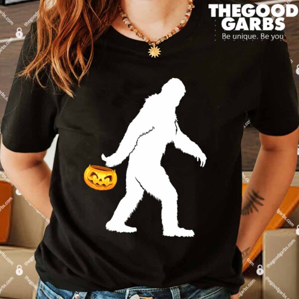 Bigfoot Sasquatch Halloween Pumpkin Shirts