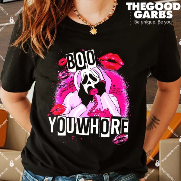 Boo You Whore Skeleton Shirts