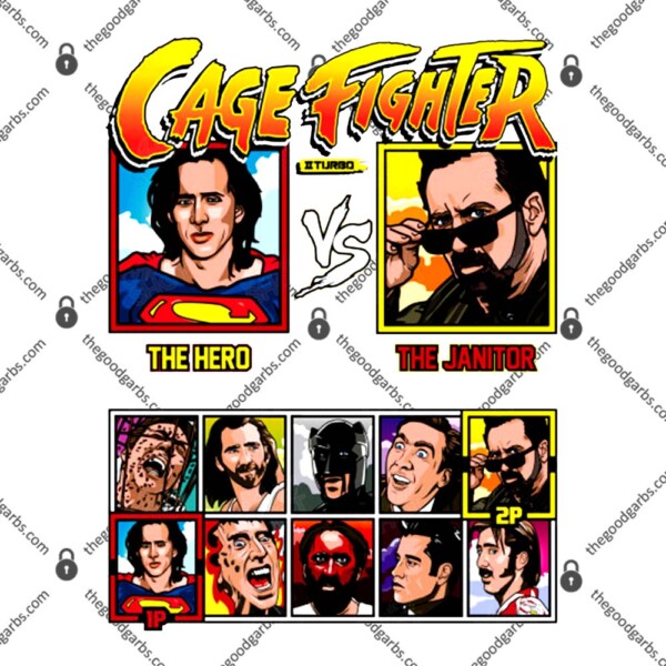 Cage Fighter 2 Turbo Nicolas Cage T-Shirt