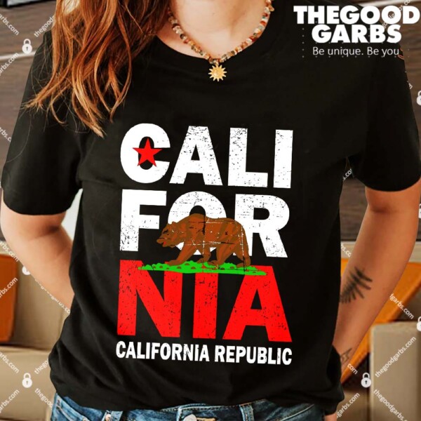 Cali California Republic Logo Shirts