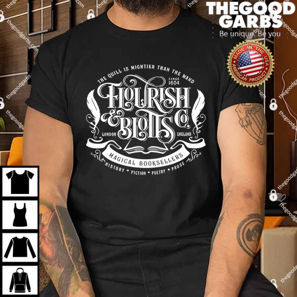 Flourish And Blotts Wizard Shirt