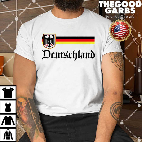 Germany Flag Stripe Logo Shirt