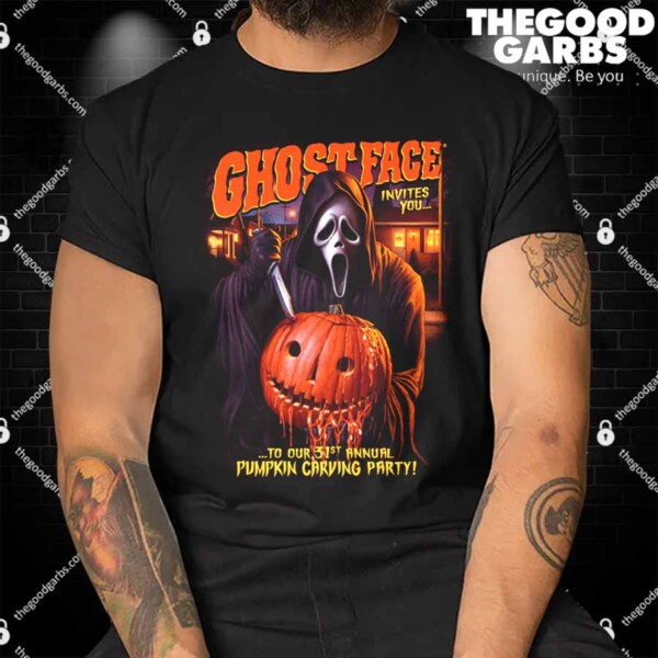 Ghost Face Halloween Party Shirt