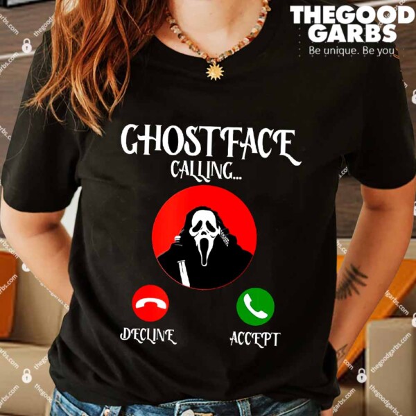 Ghostface Calling Halloween Funny Shirts