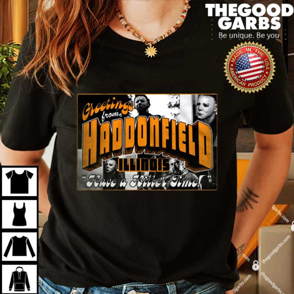 Haddonfield Postcard Halloween Shirts