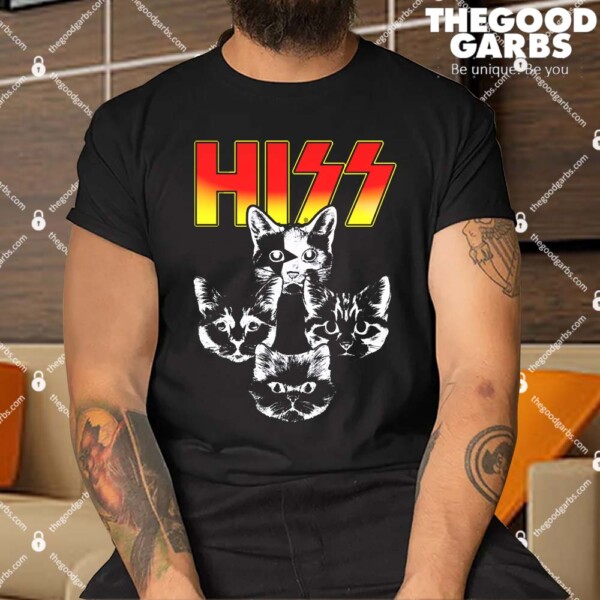 Hiss Music Cat Band Shirt