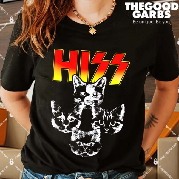 Hiss Music Cat Band Shirts