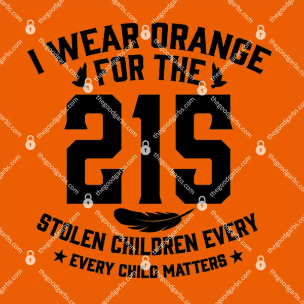 I Wear Orange for the 215 Stolen Children T-Shirt