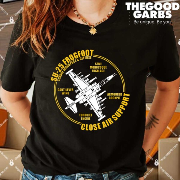 Jet Fighter Sukhoi SU 25 Frogfoot Shirts