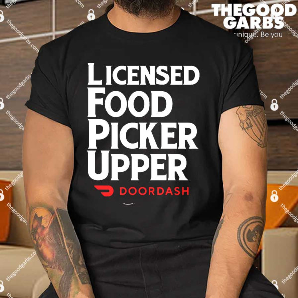 Licensed Food Picker Upper DoorDash Shirt