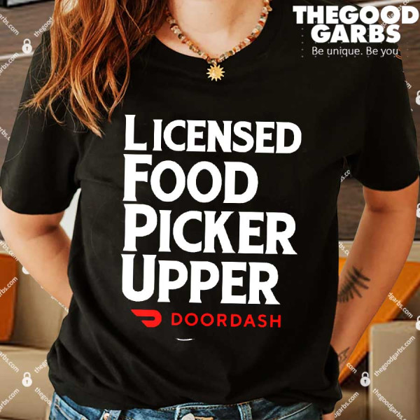 Licensed Food Picker Upper DoorDash Shirts