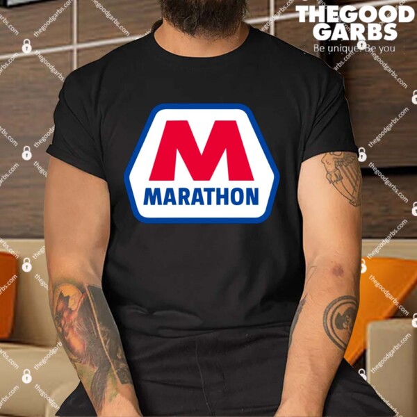 Marathon Oil Gas Company Logo Shirt