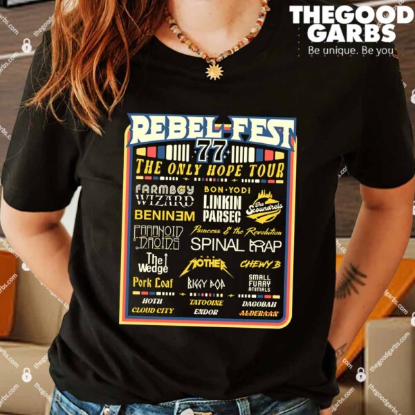 Rebel Fest The Only Hope Tour Shirts