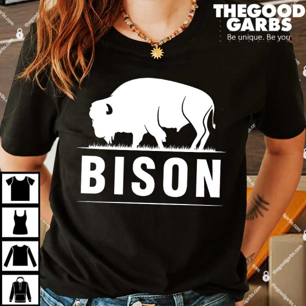 Simple Bison Logo Shirts