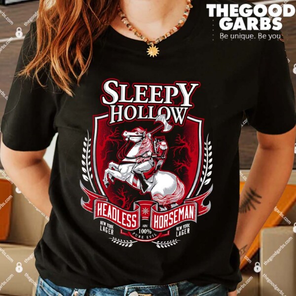 Sleepy Hollow Headless Horseman Gothic Halloween Shirts