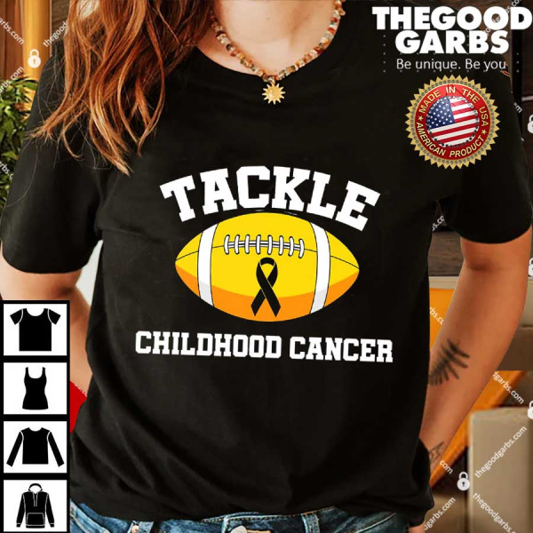 Tackle Childhood Cancer Football Logo Shirt