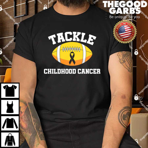 Tackle Childhood Cancer Football Logo Shirts