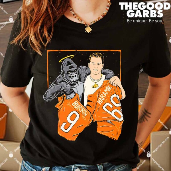 The Cincinnati Jersey Swap Joe Burrow And Harambe Shirt