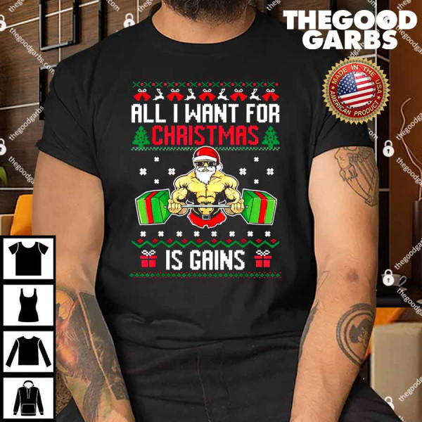 All i Want For Christmas Is Gains Sweater