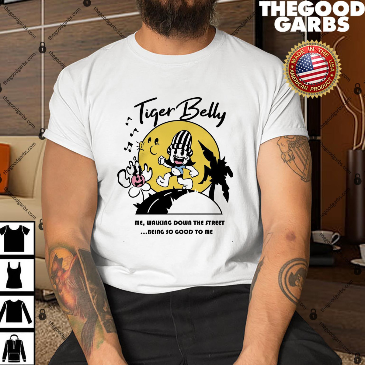 Bad Friends -Tigerbelly Merch Walking Down The Stree Shirt