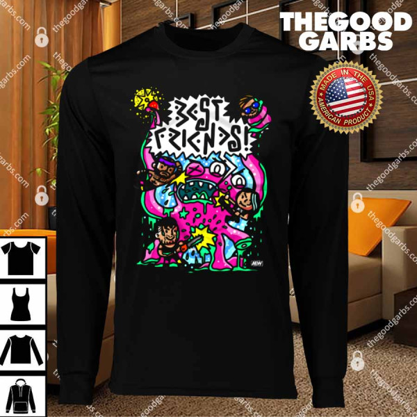 Best Friends Kris Statlander & Orange Cassidy Intergalactic Planetary T-Shirts