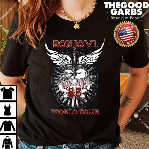 Bon Jovi 85 World Tour T-Shirts