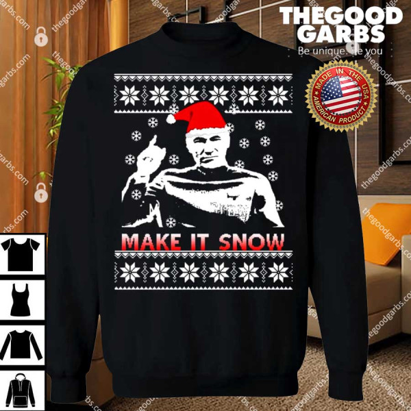 Captain Picard Make It Snow Christmas SweatShirt