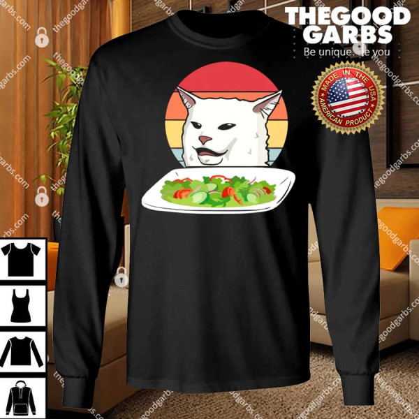 Cat Meme Woman Yelling At Cat Vintage Shirts