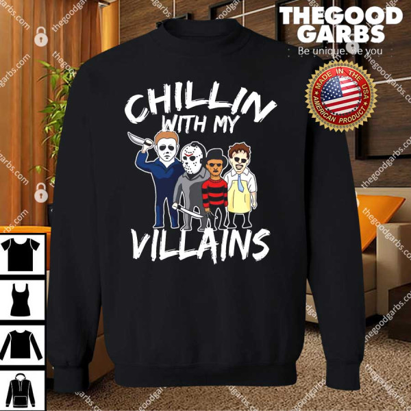 Chillin With My Villains T-Shirts