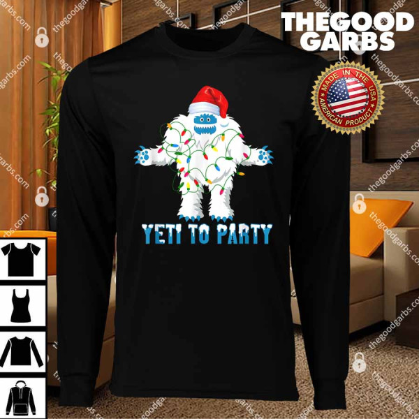 Christmas Yeti To Party T-Shir