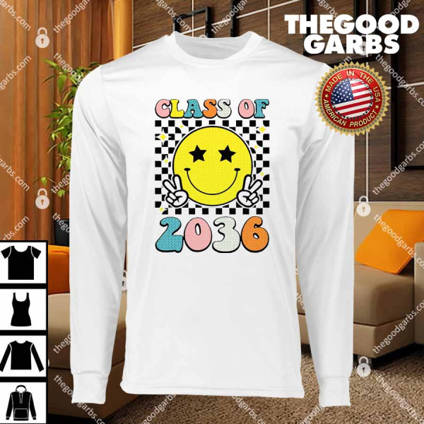 Class Of 2036 Grow With Me First Day Kindergarten T-Shirts