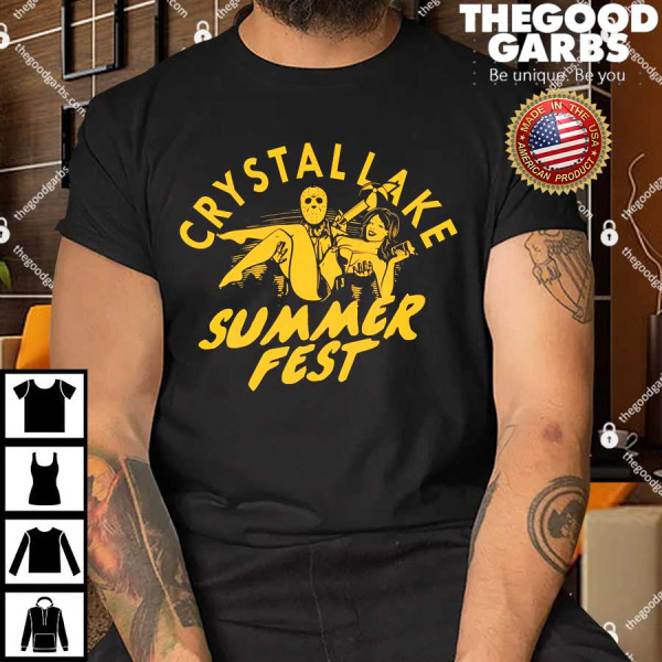 Crystal Lake Summer Fest Horror Movie Fan T-Shirts