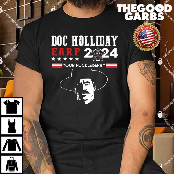 Doc Holliday Wyatt Earp Presidency Vice President 2024 Shirt
