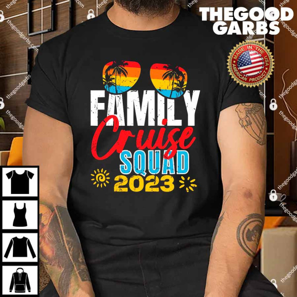 Family Cruise Squad 2023 Matching Boat Summer Vacation Shirt