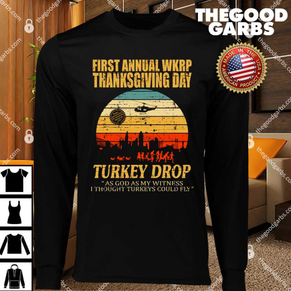 First Annual Wkrp Thankgiving Day Turkey Drop T-Shirts