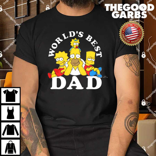Funny World's Best Dad Simpsons T-Shirt
