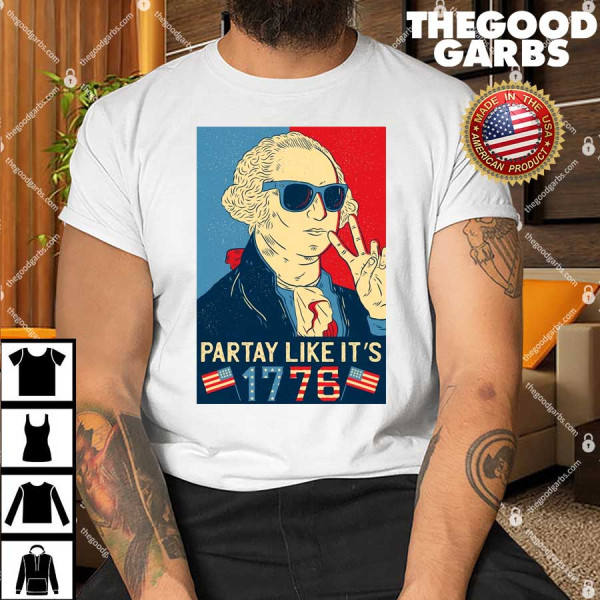 George Washington Party Like Its 1776 T-Shirt
